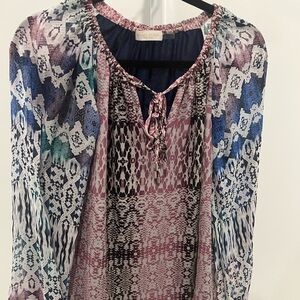 Ramy Brook : Kayden Printed Blouse / SIZE L